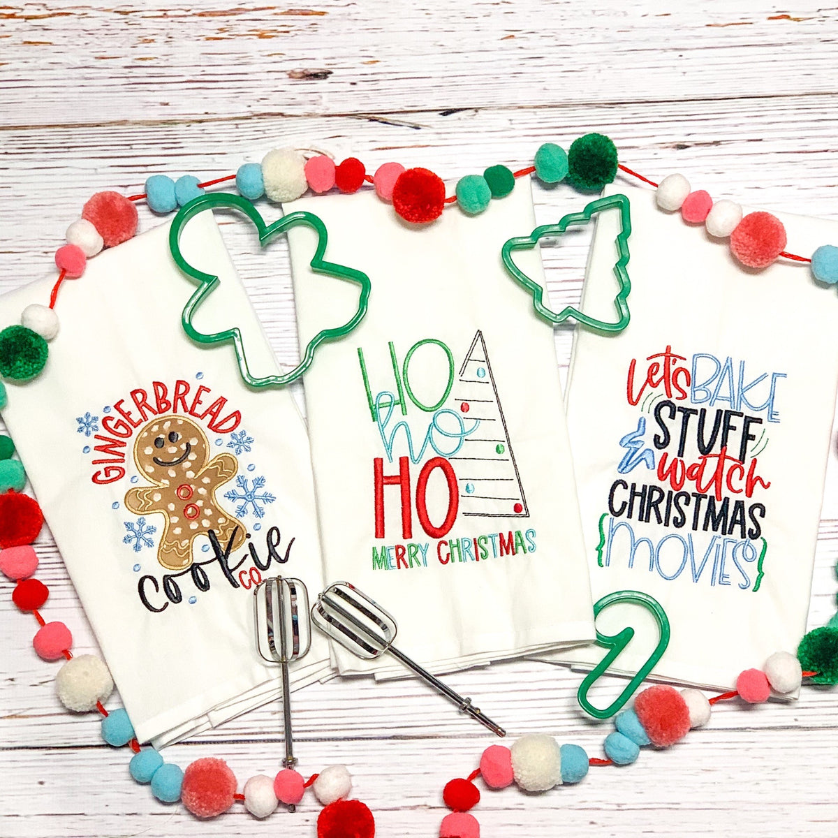 Gingerbread Cookie - Kitchen Towels- Christmas