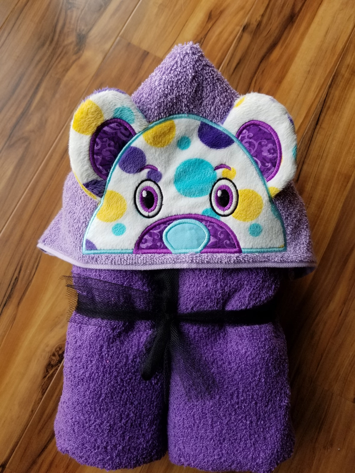 Custom Bear Hooded Towel