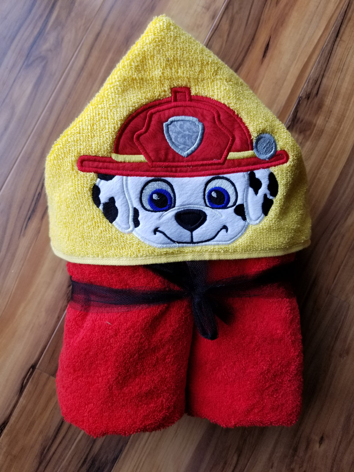 Patrol Friends - Fire Rescue Dog Hooded Towel