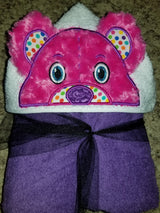 Custom Bear Hooded Towel