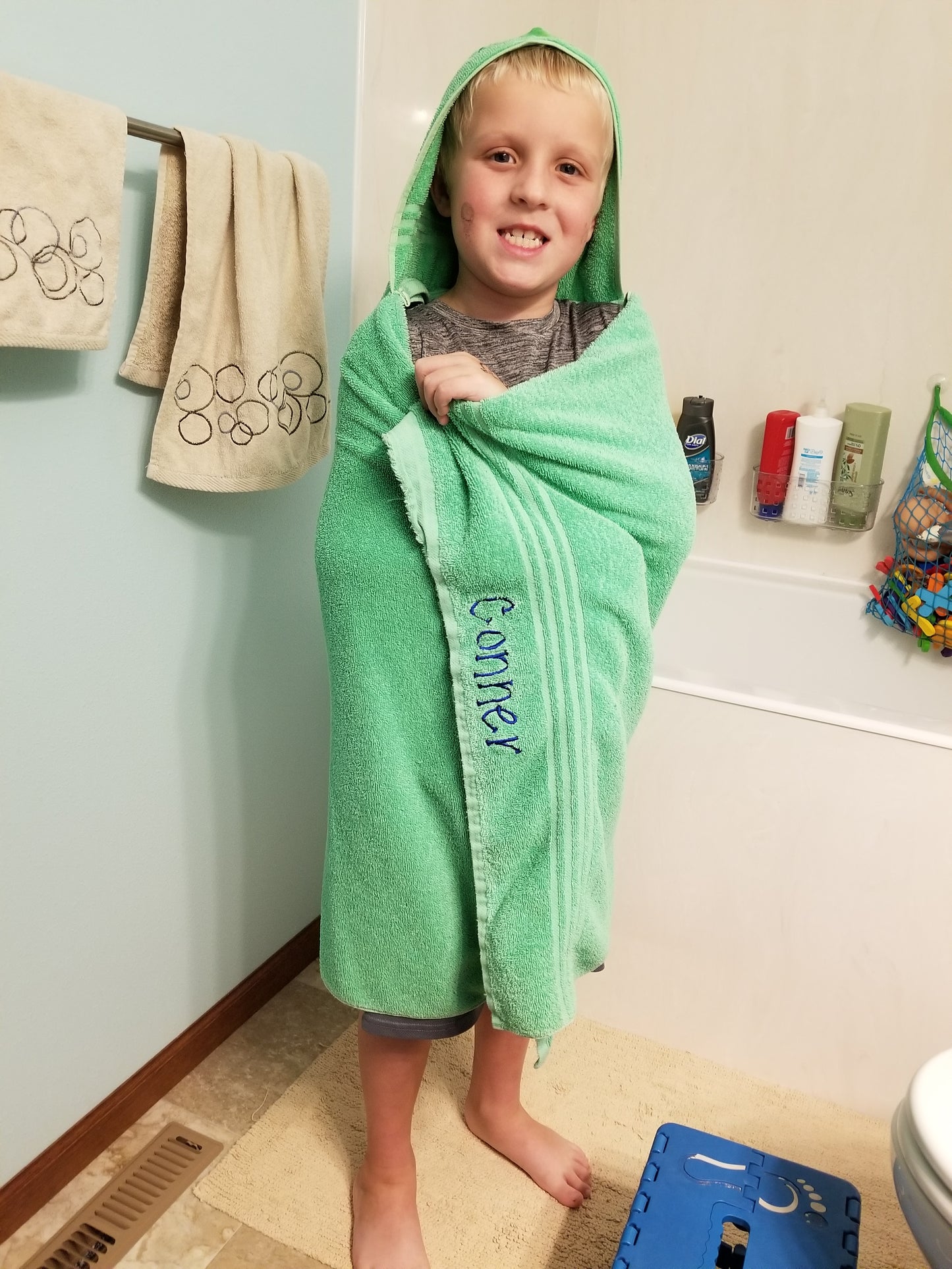 Vampire Girl Hooded Towel