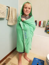 Lazy Cat Hooded Towel