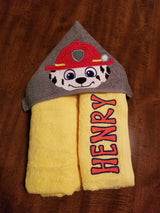 Fortnite Friends- Hamburger Hooded Towel