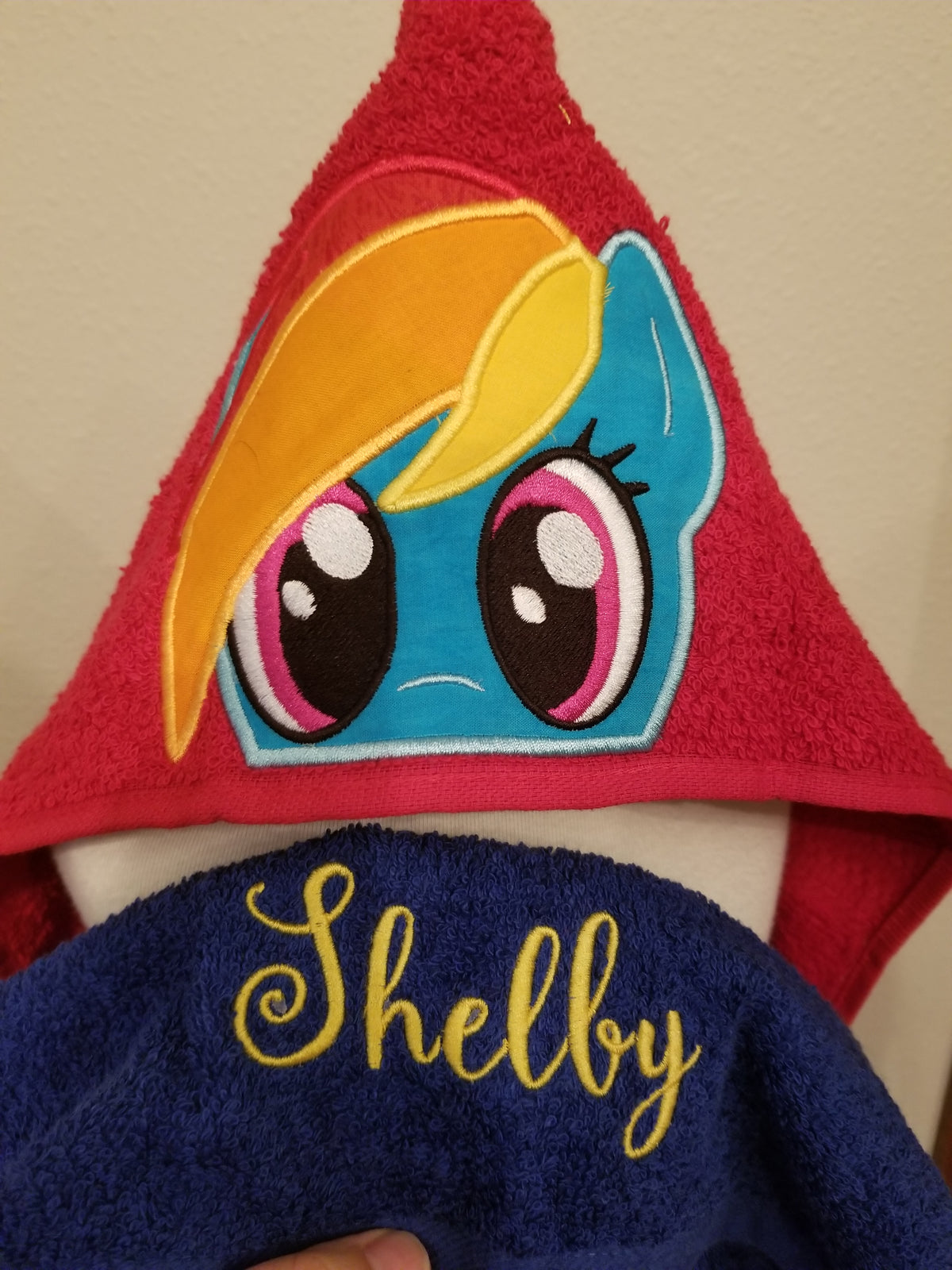 Pony Friends - Rainbow Pony Hooded Towel