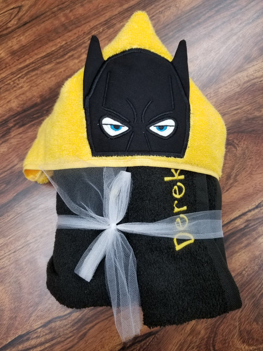 Bat Hero Hooded Towel