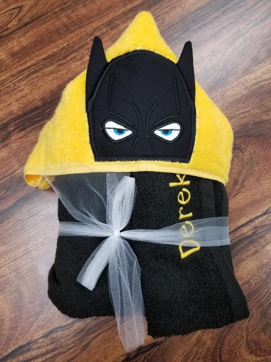 Bat Hero Hooded Towel