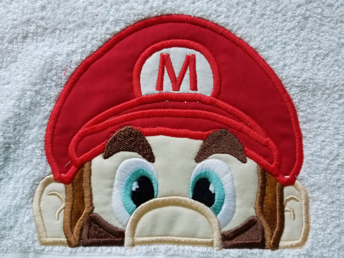 Red Plumber Hooded Towel