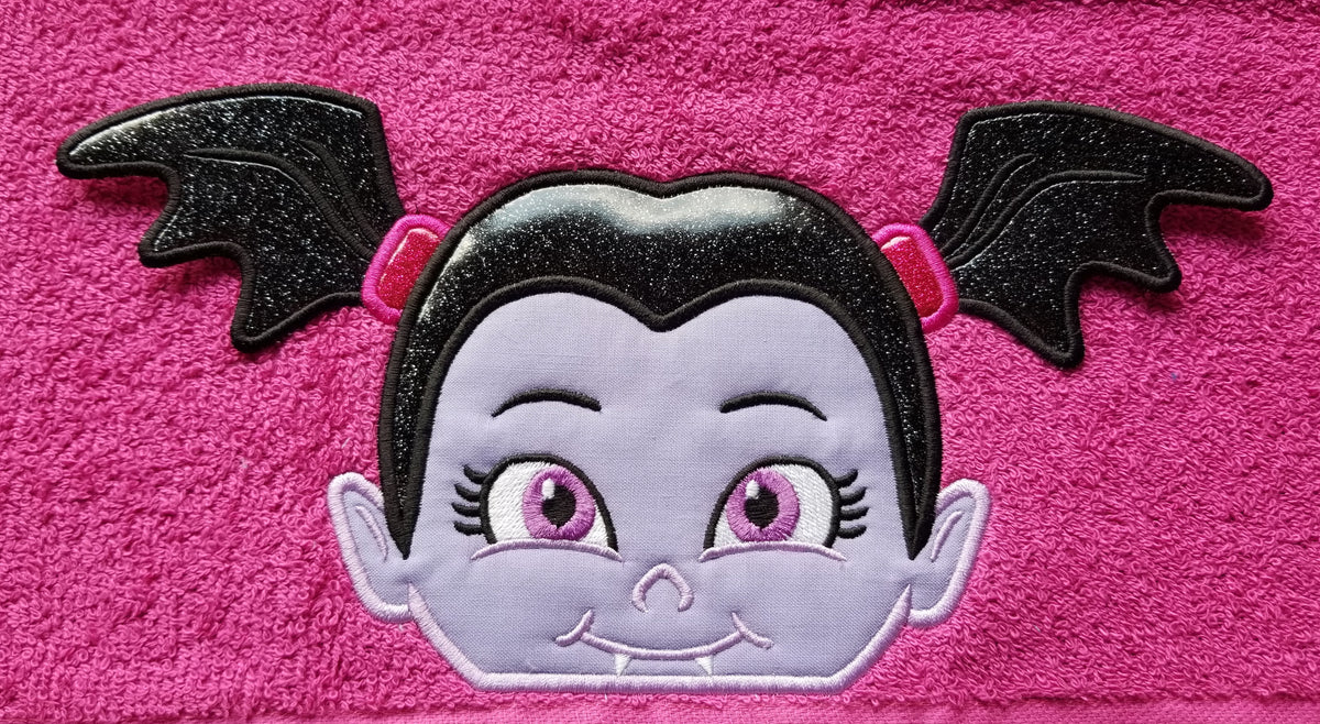 Vampire Girl Hooded Towel