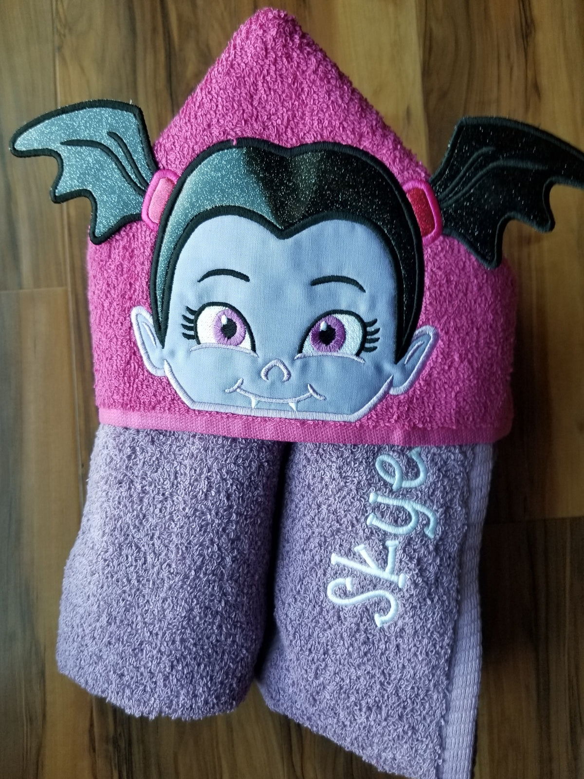 Vampire Girl Hooded Towel