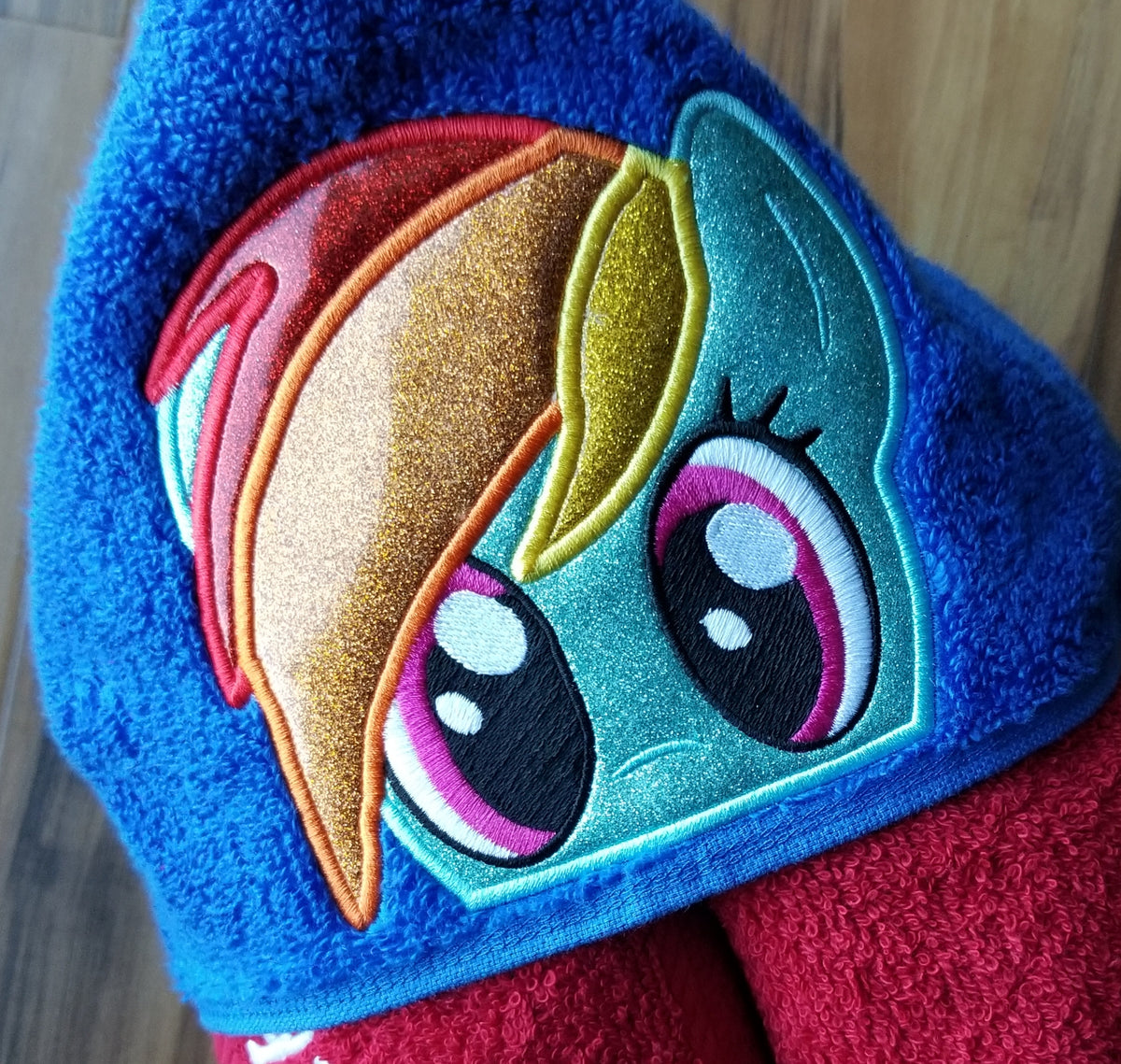 Pony Friends - Rainbow Pony Hooded Towel