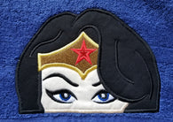 Woman Hero Hooded Towel