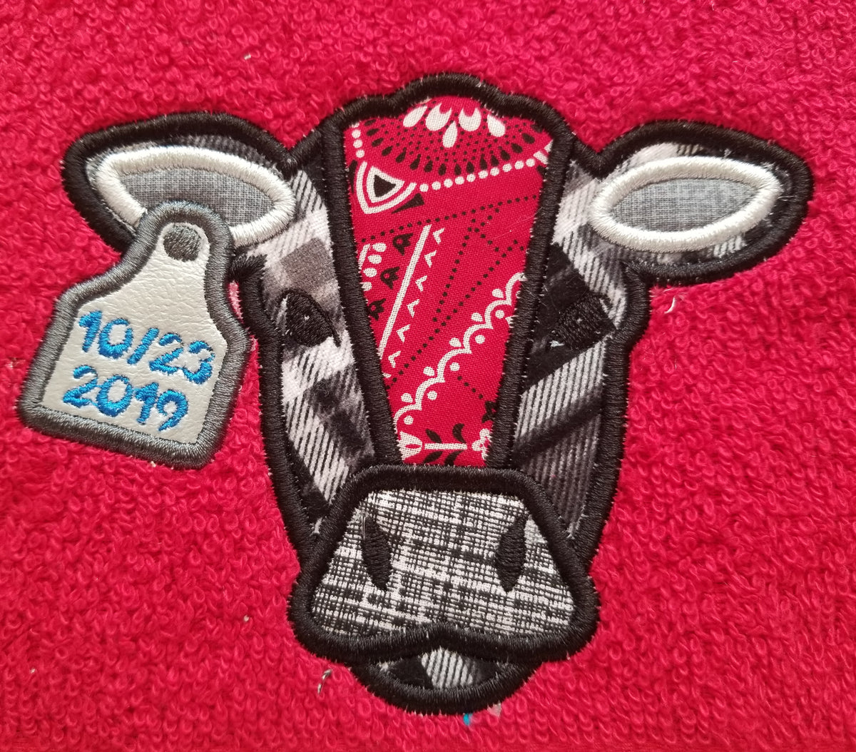 Cow Hooded Towel
