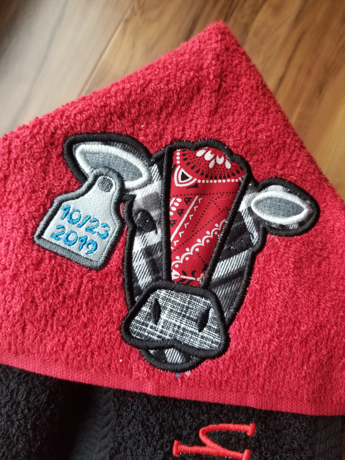 Cow Hooded Towel