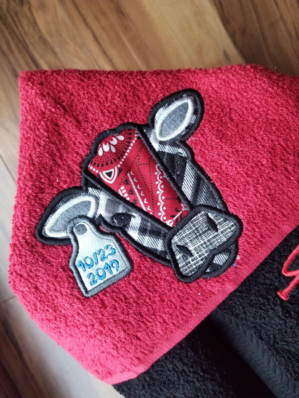 Cow Hooded Towel