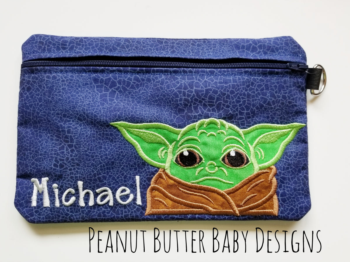 Baby Green Zipper Pouch