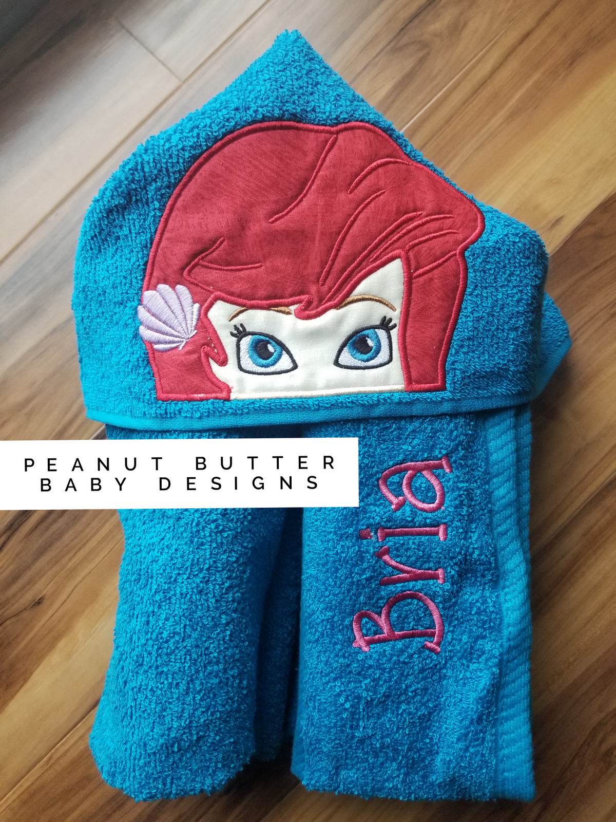 Mermaid Princess Hooded Towel