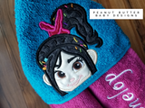 Glitch Girl Hooded Towel