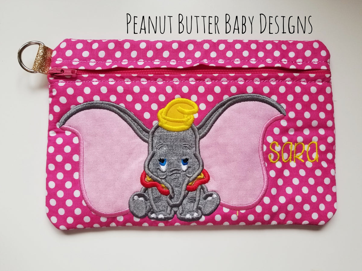 Elephant Zipper Pouch