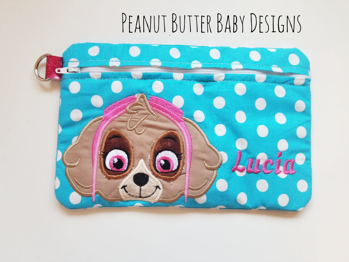 Patrol Friends-Pink Hero Zipper Pouch