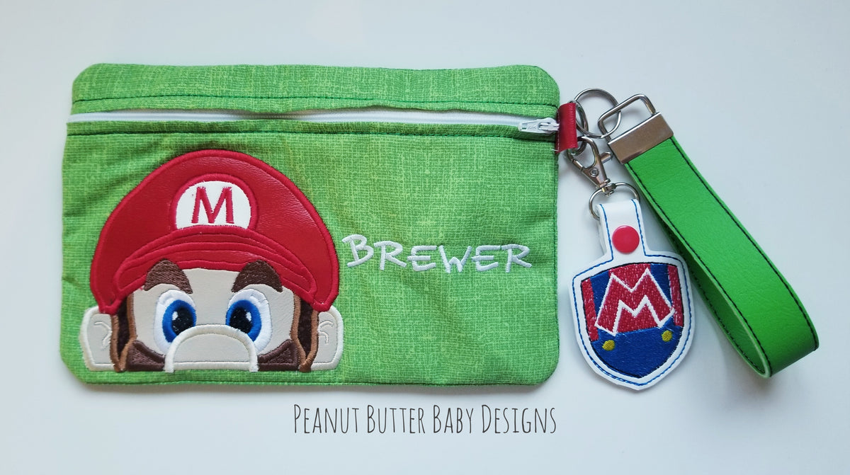 Red Plumber Key Fob