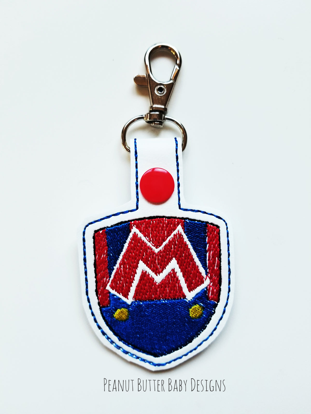 Red Plumber Key Fob