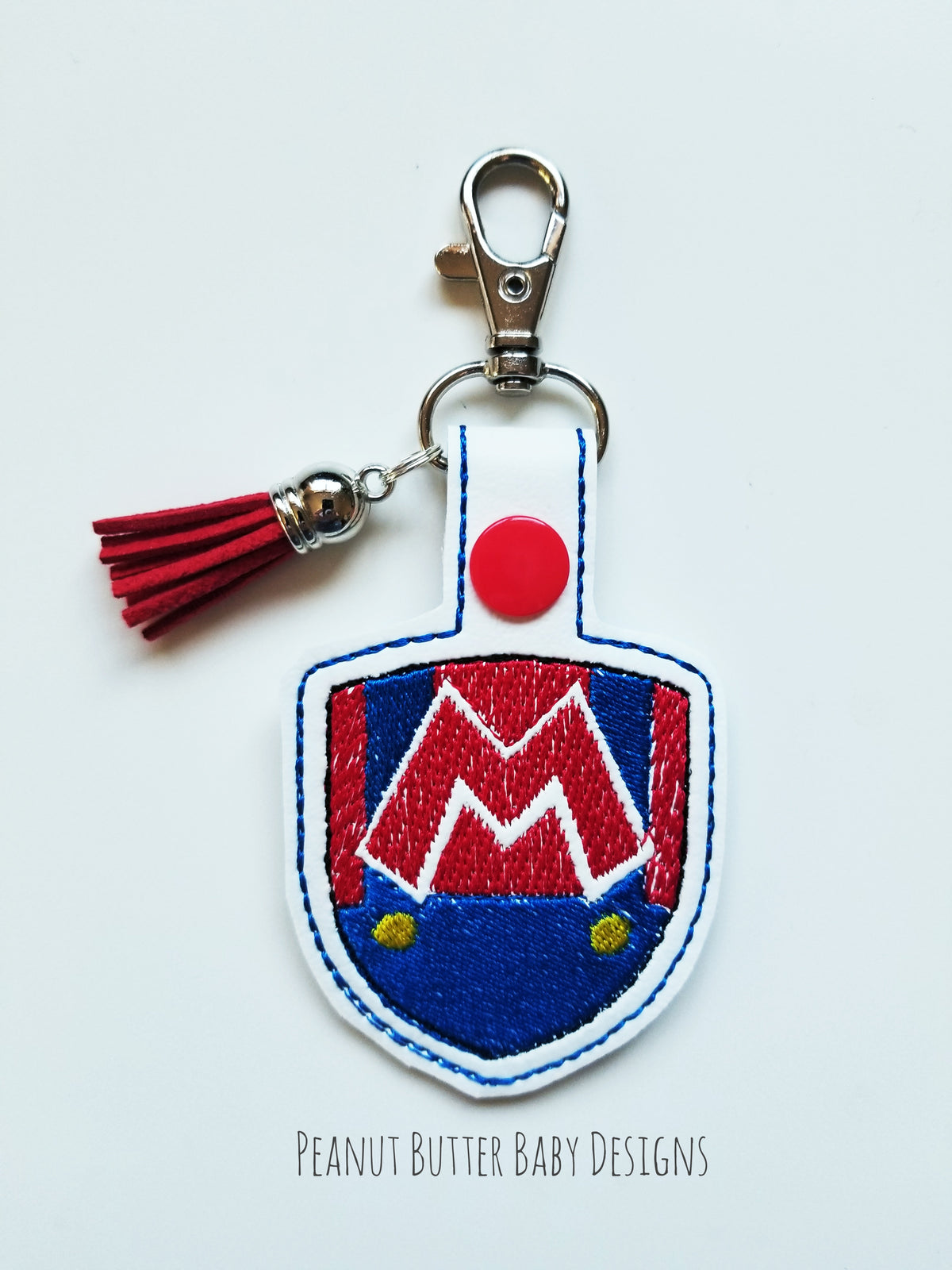 Red Plumber Key Fob