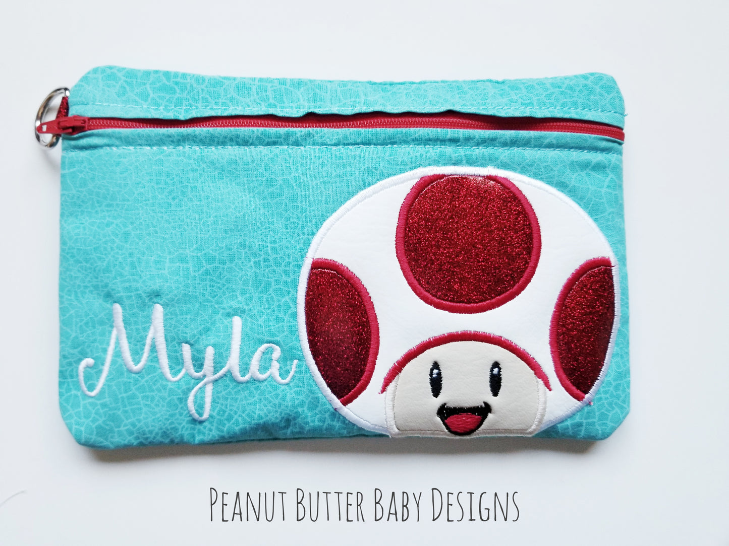 Toadstool Zipper Pouch