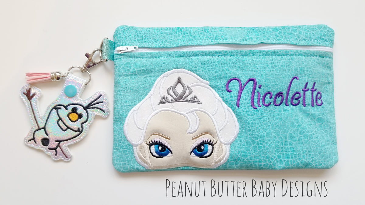 Frozen Queen Zipper Pouch