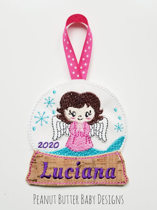 Angel Globe Ornament