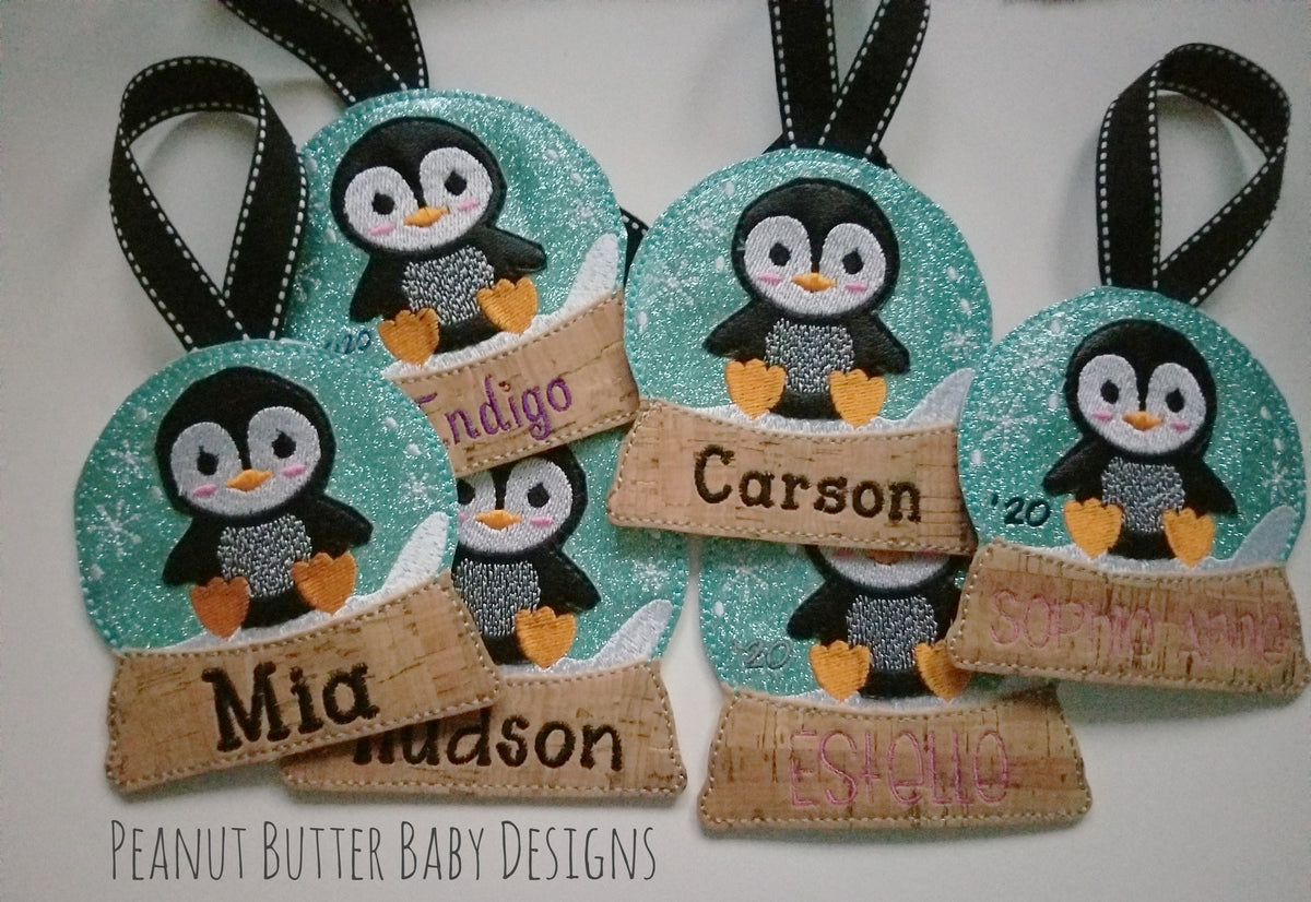 Penguin Globe Ornament