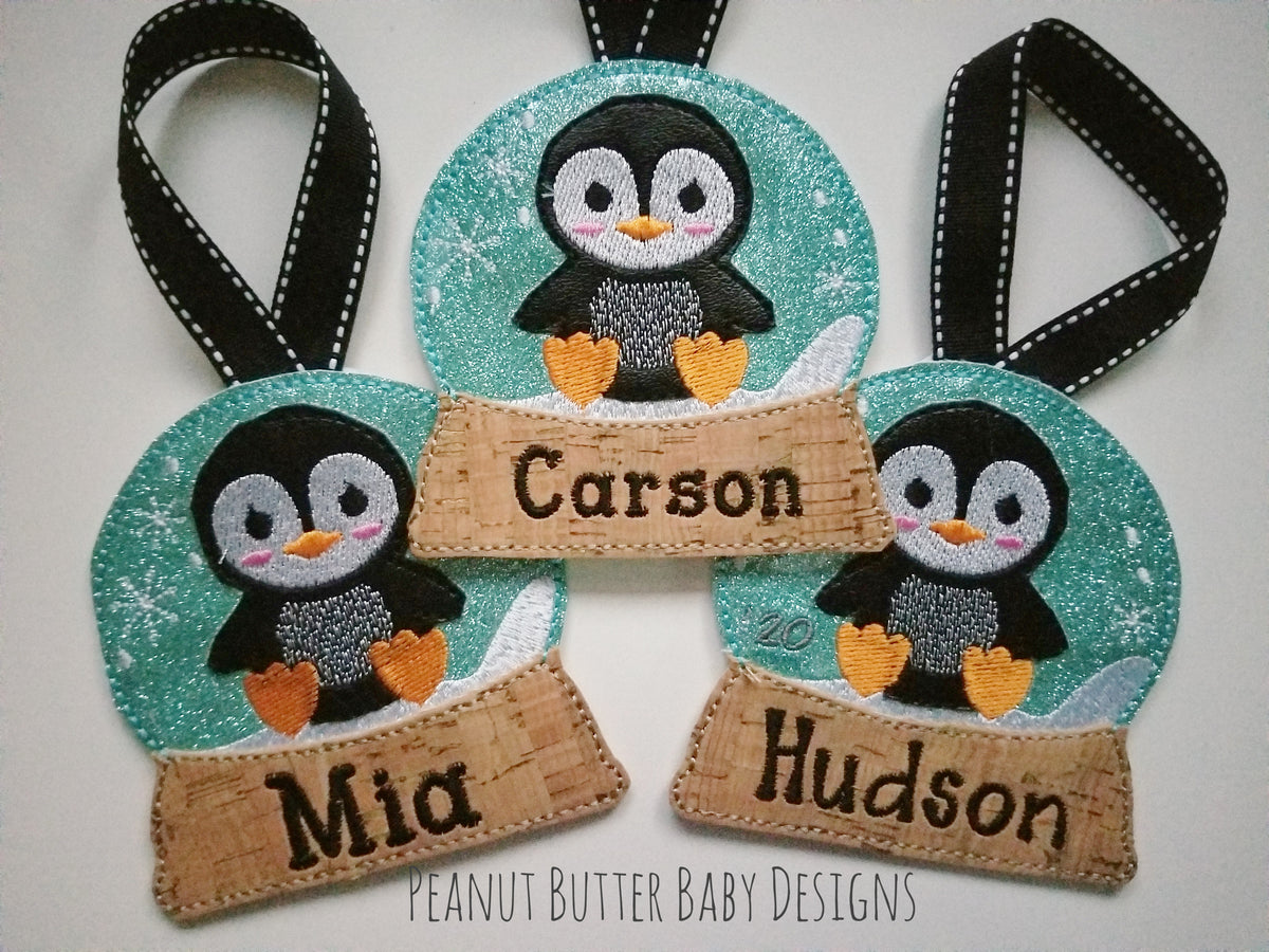 Penguin Globe Ornament