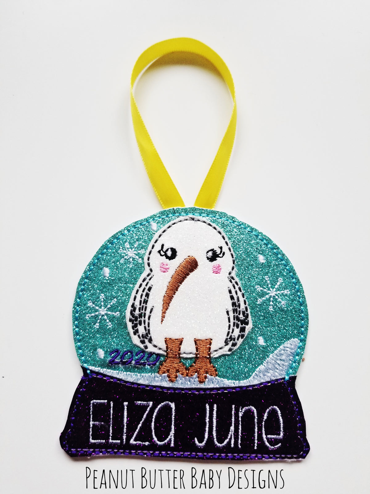 Kiwi Globe Ornament