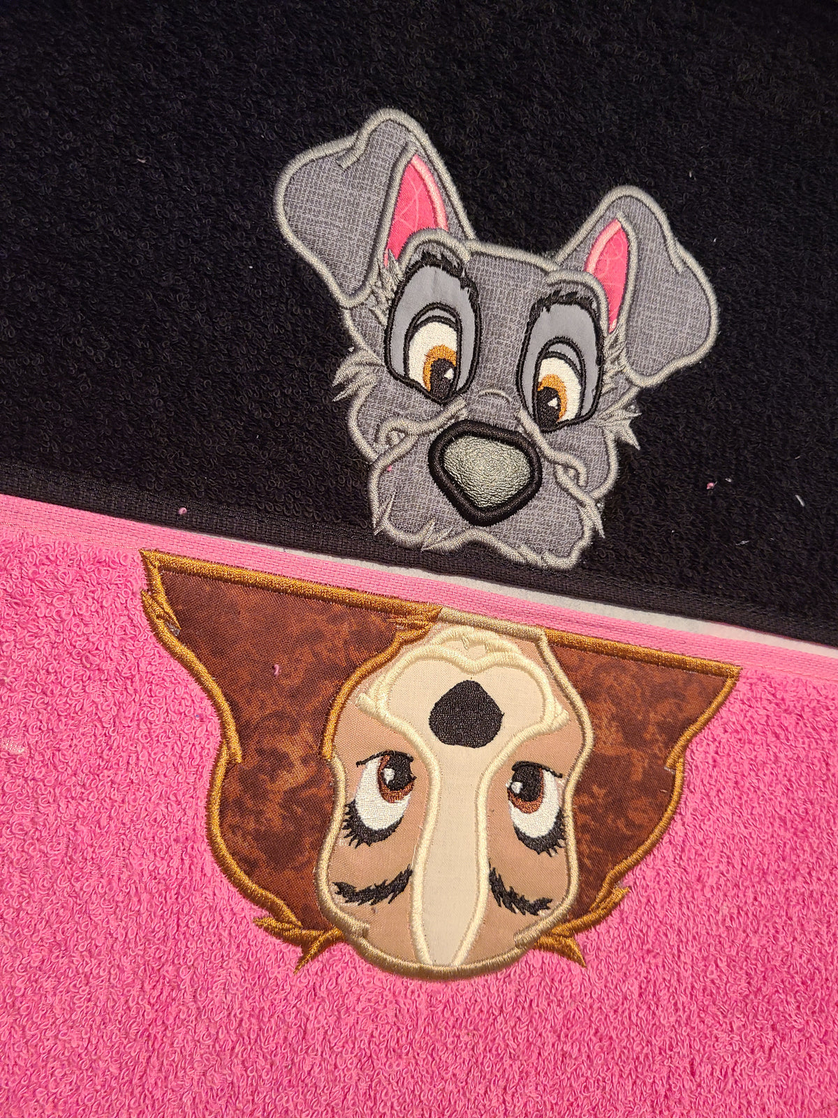 Tramp Dog Hooded Towel