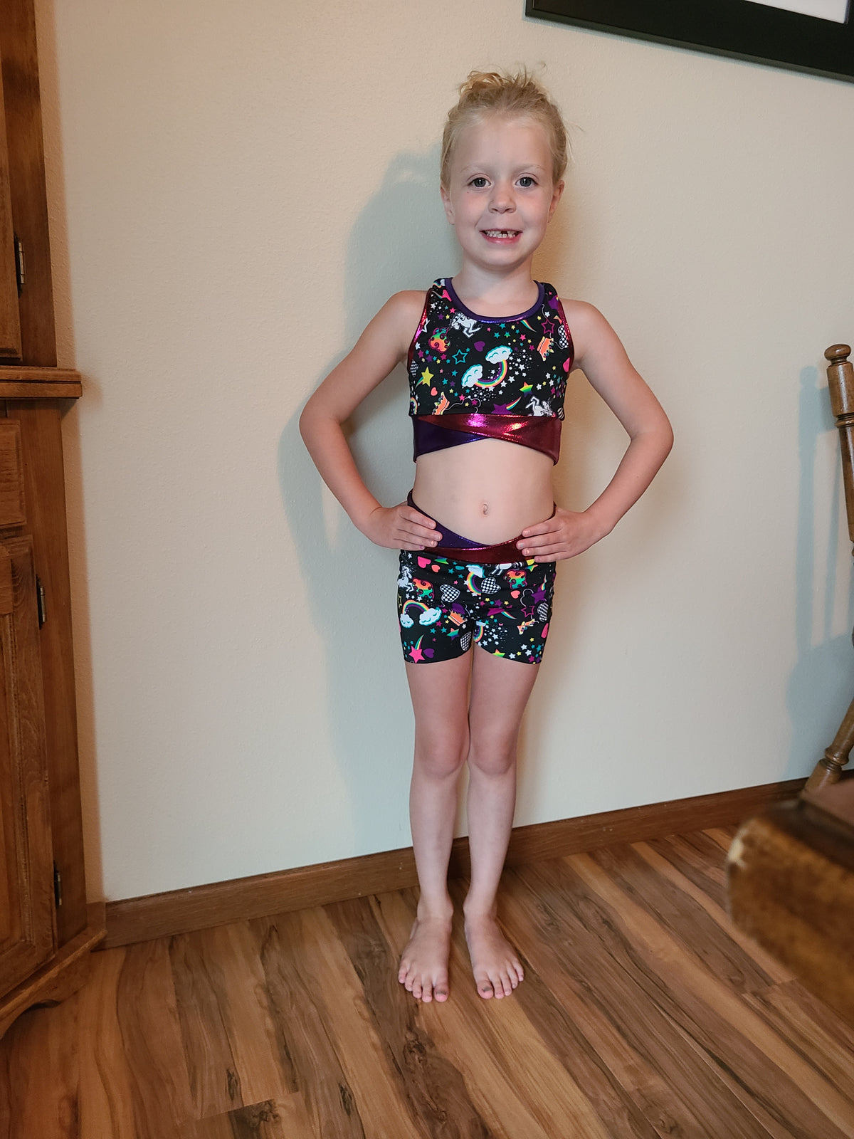 Crop Top & Shorts