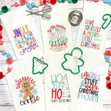 Jingle all the way - Kitchen Towels- Christmas