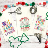 Have yourself a Merry little Christmas - Kitchen Towels- Christmas