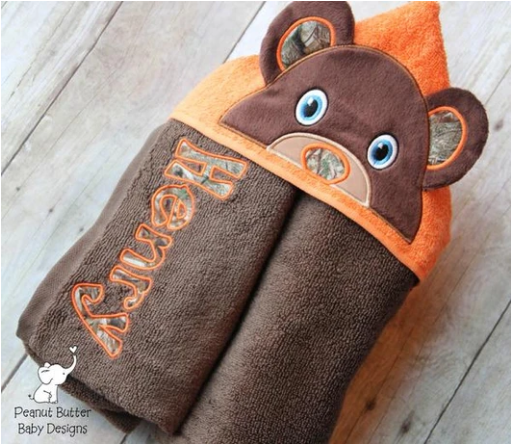 TV Tuber Panda Hooded Towel