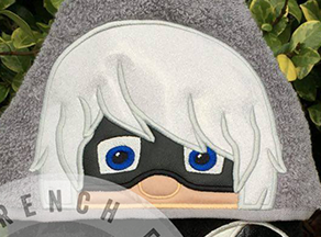 Bedtime Villain Moon Girl Hooded Towel