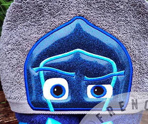 Bedtime Villain Ninja Hooded Towel