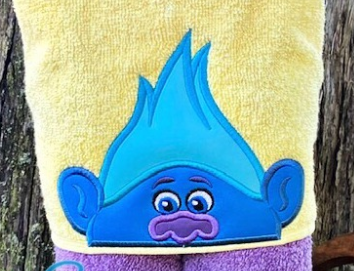 Troll Friends - Big Troll Hooded Towel