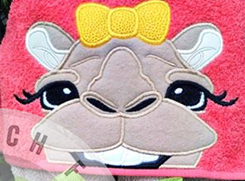 Camel Girl Hooded Towel