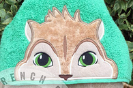 Singing Chipmunk T Hooded Towel