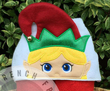Christmas Elf Girl Hooded Towel
