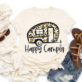 Happy Camper - Leopard - Screen Print