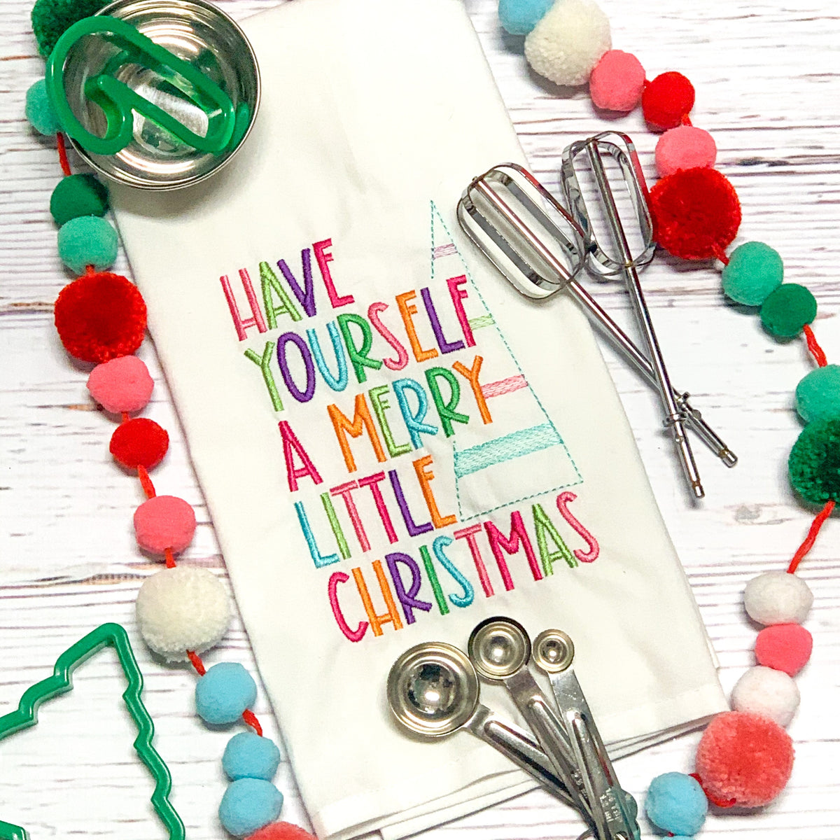 Have yourself a Merry little Christmas - Kitchen Towels- Christmas