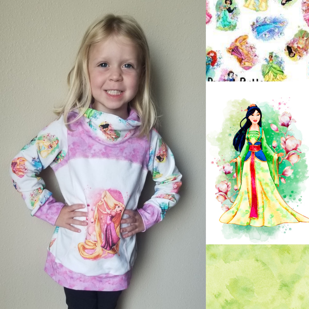 Princess Hooded or Cowl Top