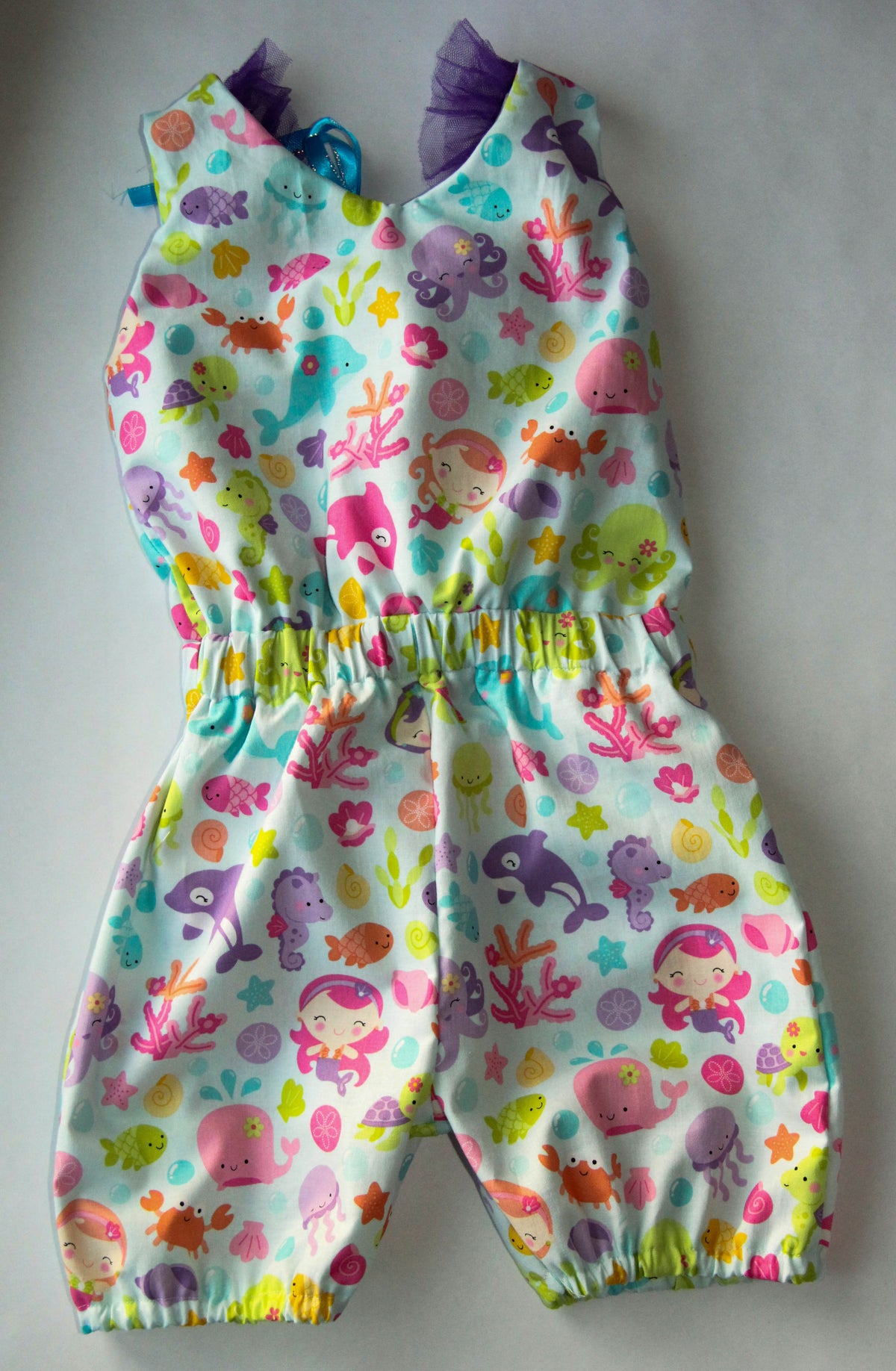 Mermaid Scoop Back Romper