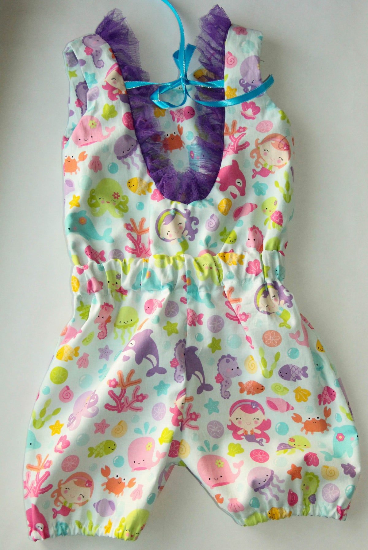 Mermaid Scoop Back Romper