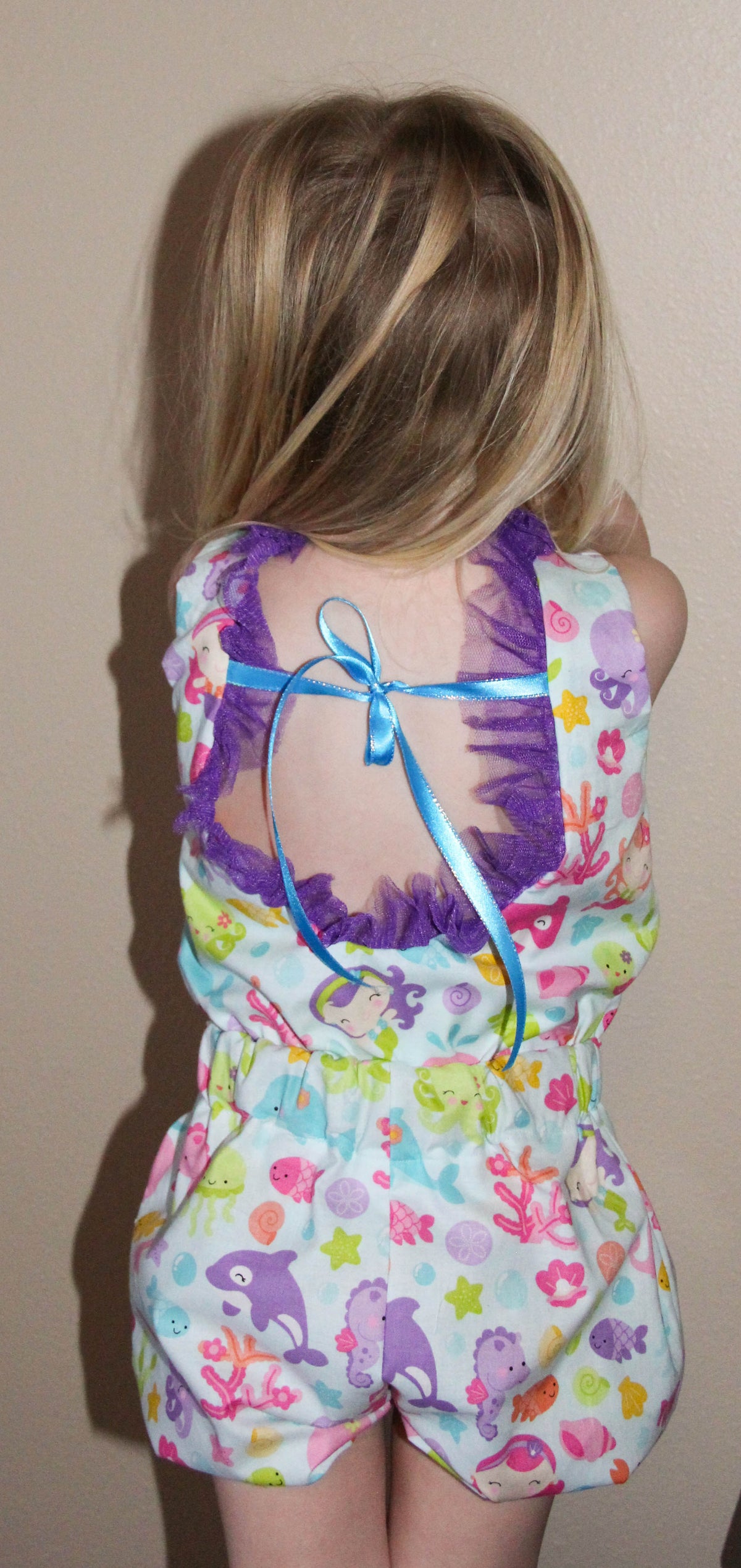 Mermaid Scoop Back Romper
