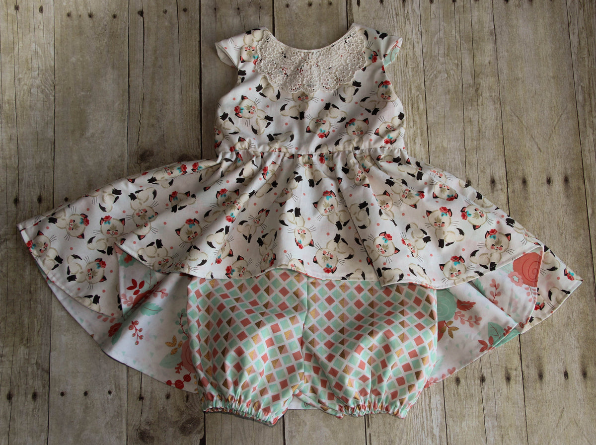Puuurrrr--fectly Adorable Kitty High/Low Top & Shorts